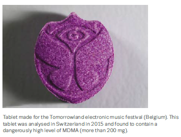 Tomorrowland MDMA tablet