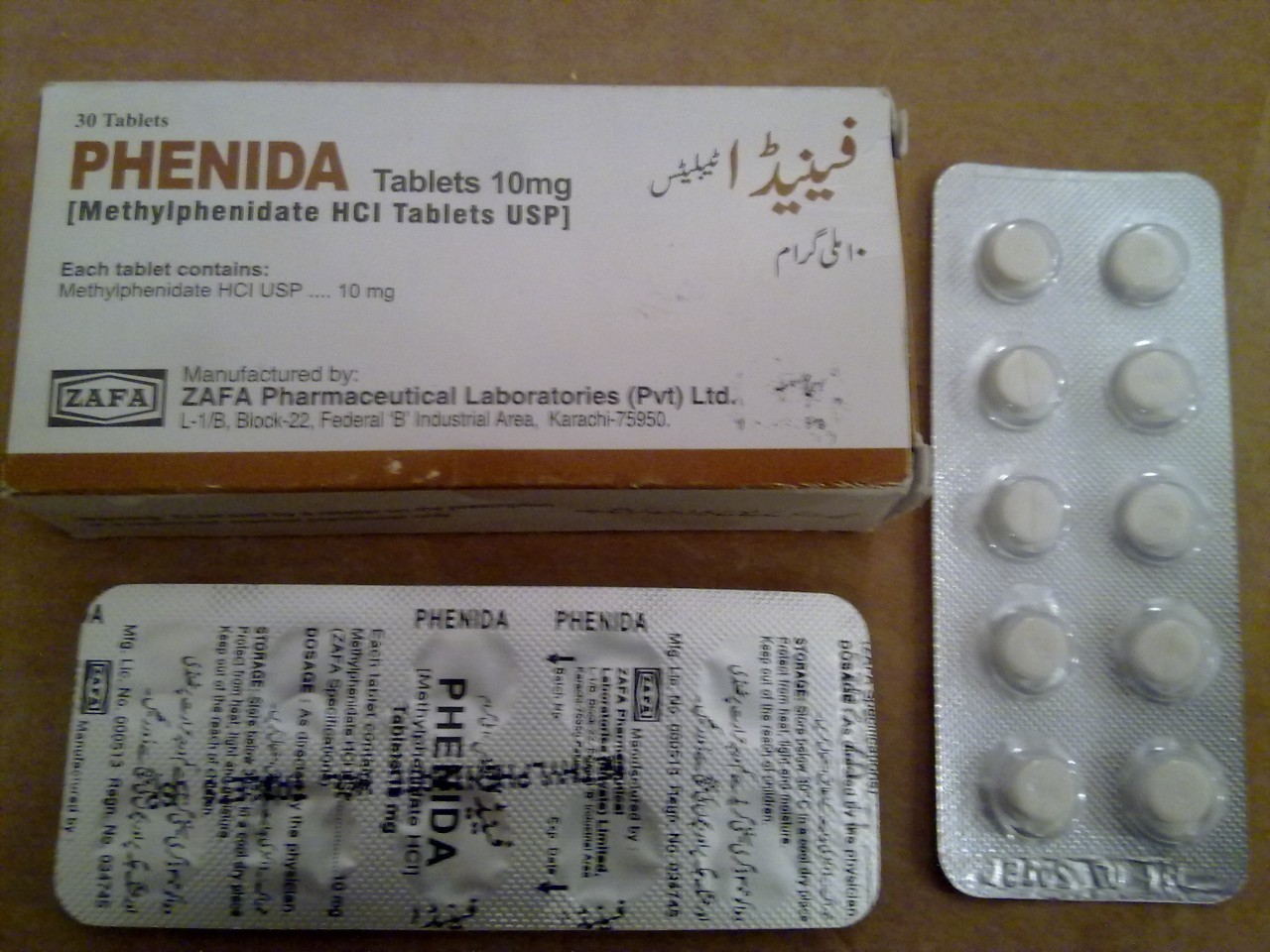 Methylphenidate (Phenida)