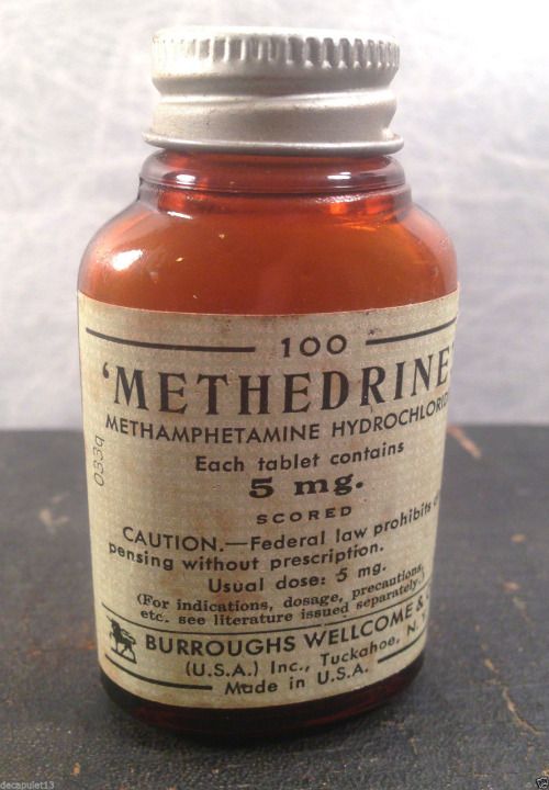 Methamphetamine (Methedrine)
